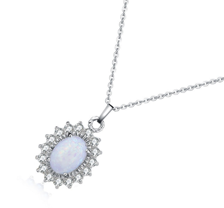 Six-Claw Opal Necklace